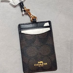 Coach badge holder - New!